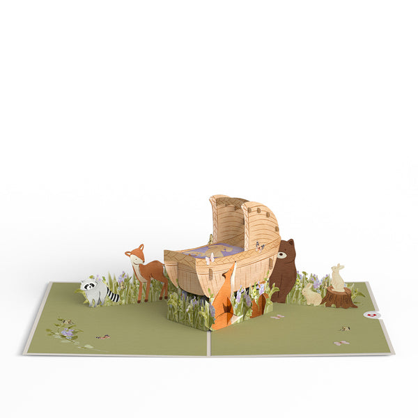 I Love Pop Welcome Little One New Baby Pop-Up Card