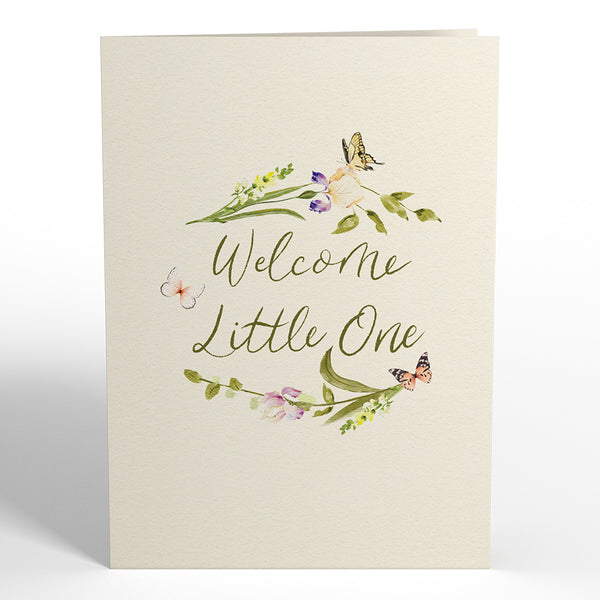 I Love Pop Welcome Little One New Baby Pop-Up Card