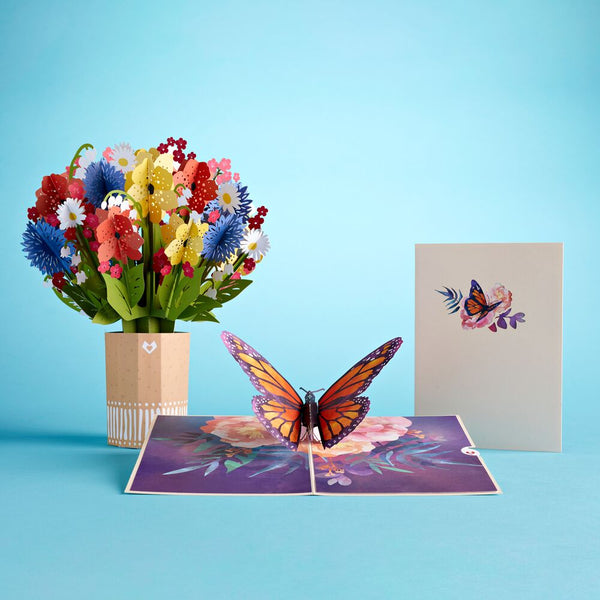 i love pop Wildflower & Monarch Butterfly Bundle