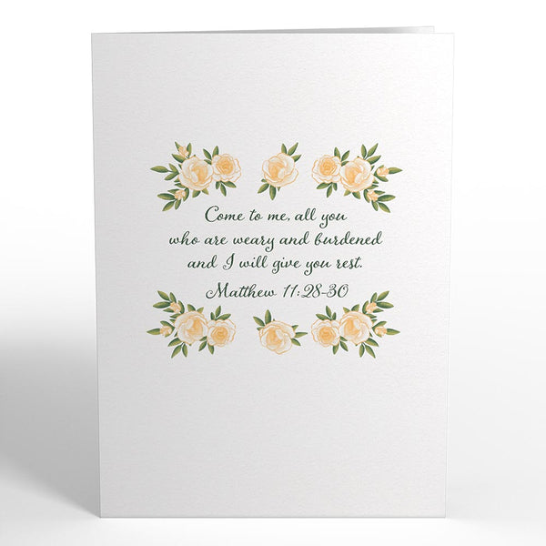 I Love Pop Wishing You Peace Sympathy Pop-Up Card