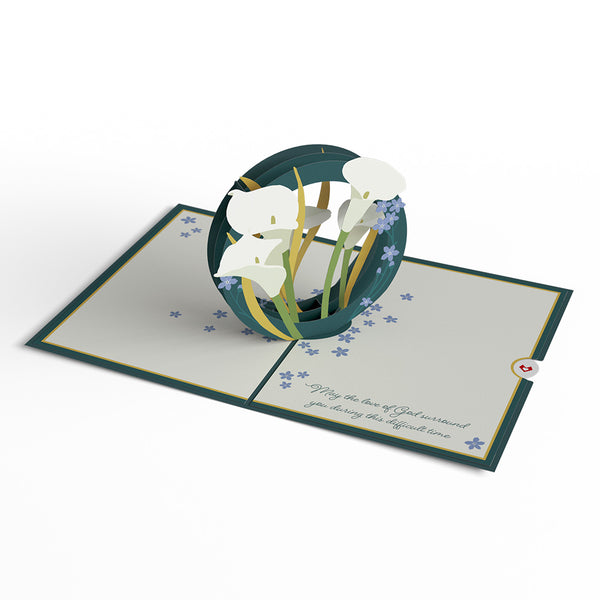 I Love Pop With Deepest Sympathy Pop-Up Card