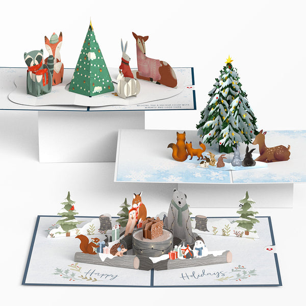 i love pop Woodland Christmas 3-Pack