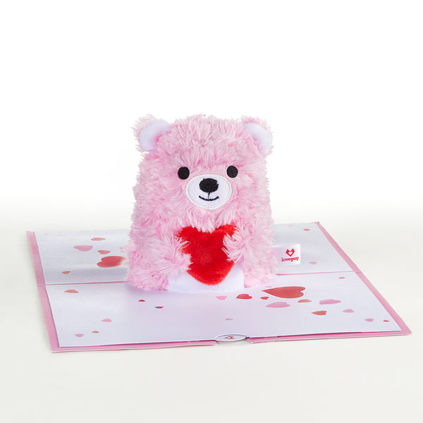 I Love Pop 'You Make Me Beary Happy' Plushpop Card
