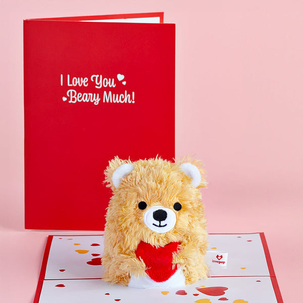 i love pop 'You're The Beary Best' Plushpop Card