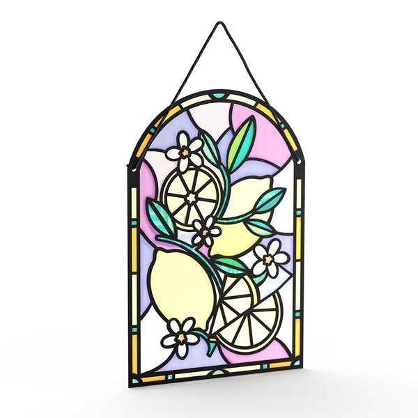 I Love Pop Zest Birthday Lemons Suncatcher Card