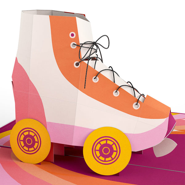 I Love Pop Let The Good Times Roll Roller Skate Graduation Pop-Up Card And Sentiment Set
