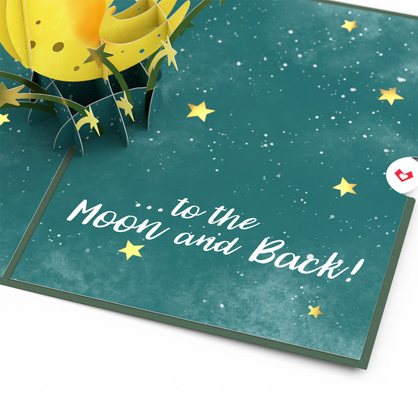 I Love Pop Love You To The Moon And Back Pop-Up Card