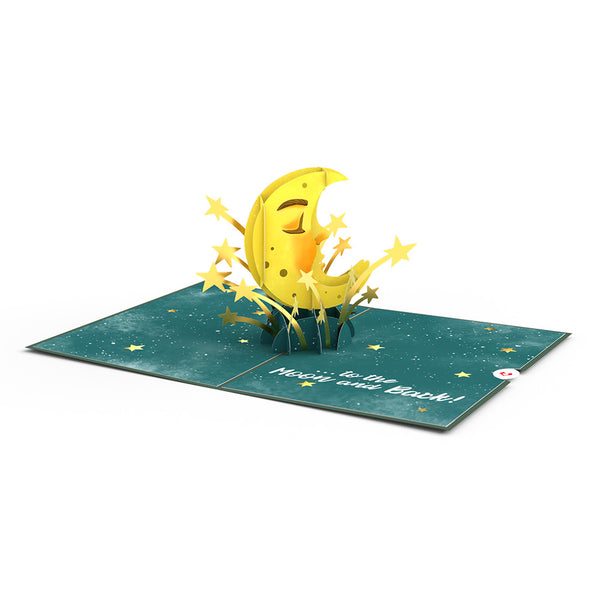 I Love Pop Love You To The Moon And Back Pop-Up Card