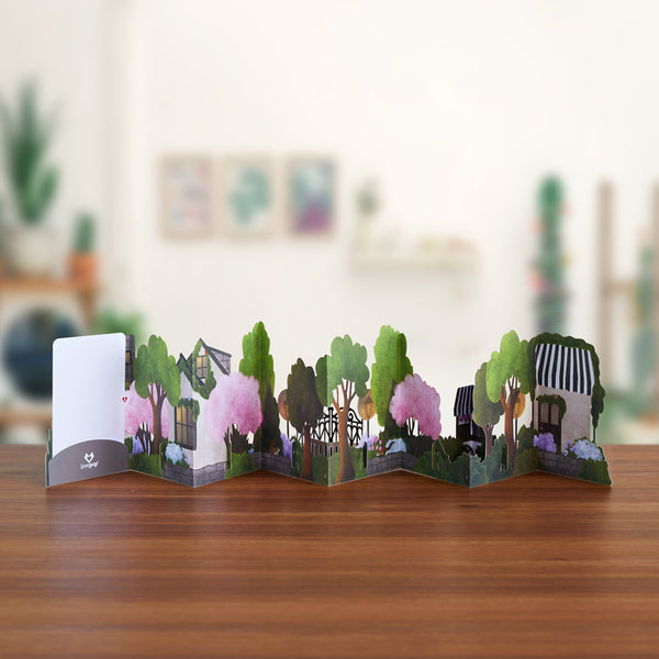 I Love Pop Loving You Is A Walk In The Park Loooooong Card™ (Expands To 2 Feet)