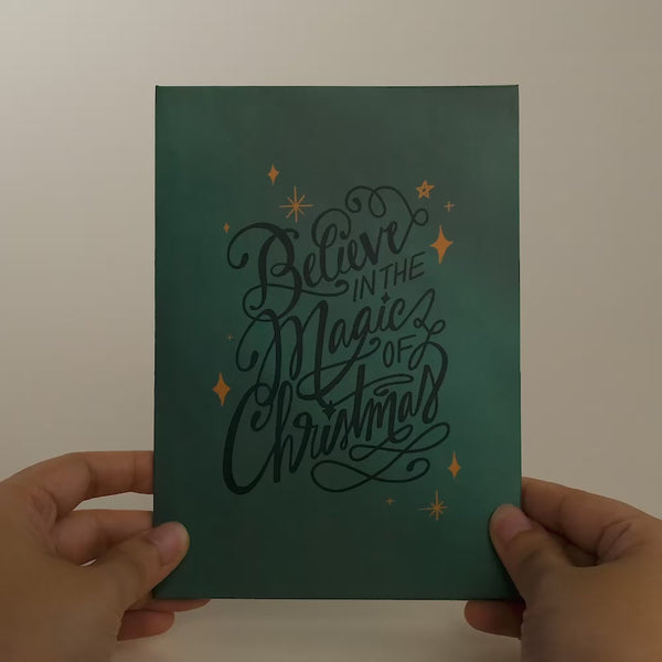 I Love Pop Magic Of Christmas Santa's Sleigh Light-Up Pop-Up Card