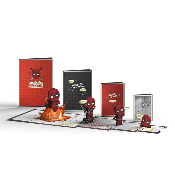 i love pop Marvel Deadpool Birthday 4-in-1 Nesting Card
