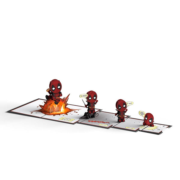 I Love Pop Marvel Deadpool Father's Day 4-in-1 Nesting Card
