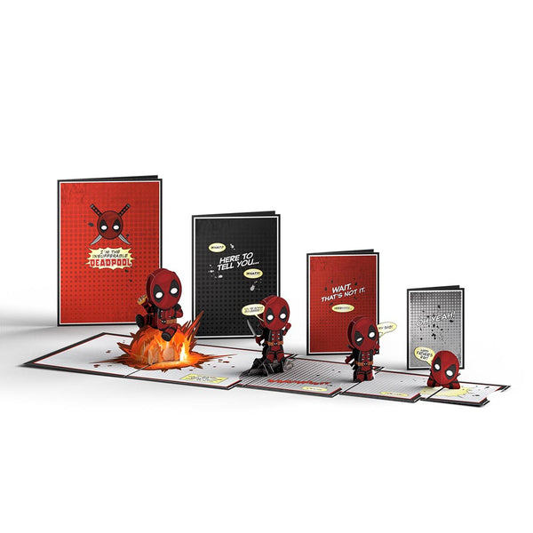 i love pop Marvel Deadpool Father's Day 4-in-1 Nesting Card