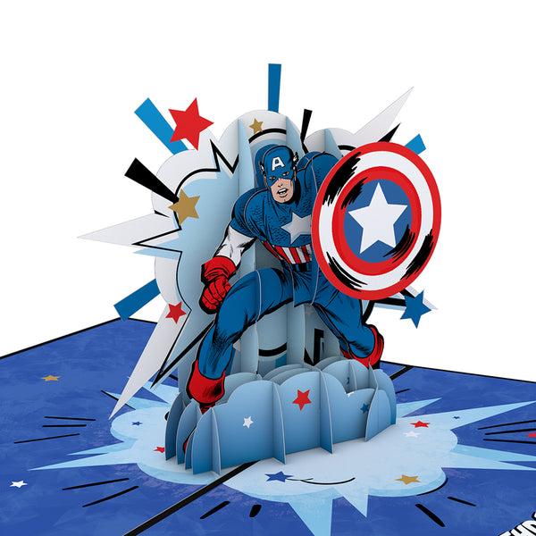 I Love Pop Marvel's Avengers Captain America Birthday Pop-Up Card