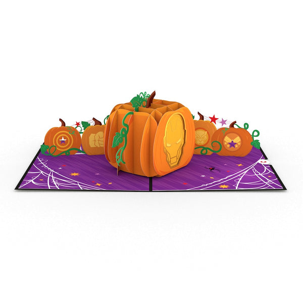I Love Pop Marvel's Avengers Super Hero Halloween Pop-Up Card