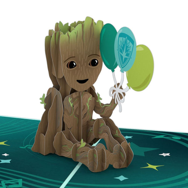 I Love Pop Marvel's Guardians Of The Galaxy Groot Birthday Pop-Up Card