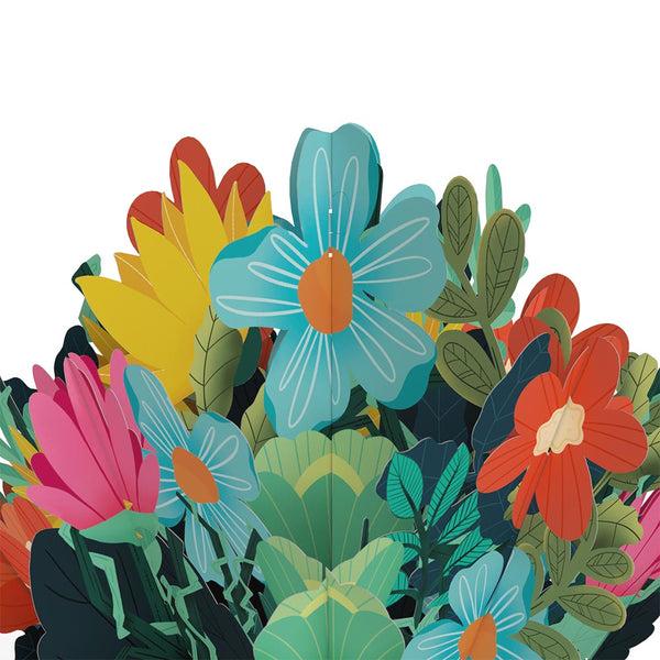 I Love Pop Marvel's Guardians Of The Galaxy Groot Birthday Pop-Up Card & Flower Buds Bouquet Bundle