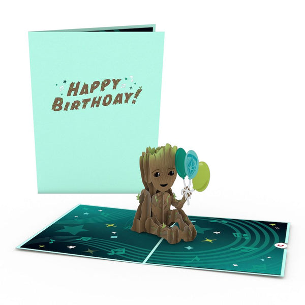 i love pop Marvel's Guardians of the Galaxy Groot Birthday Pop-Up Card