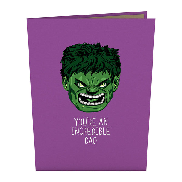 I Love Pop Marvel's Hulk: Incredible Dad Pop-Up Card