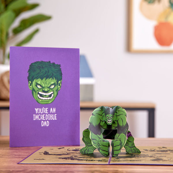 i love pop Marvel's Hulk: Incredible Dad Pop-Up Card