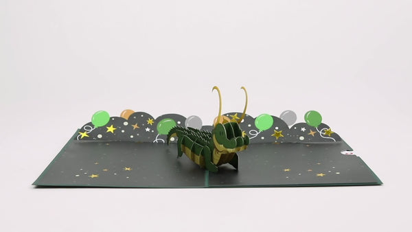 I Love Pop Marvel's Loki Glorious Birthday Pop-Up Card