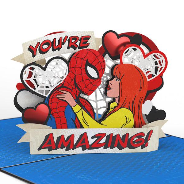 I Love Pop Marvel's Spider-Man Stuck On You Pop-Up Card