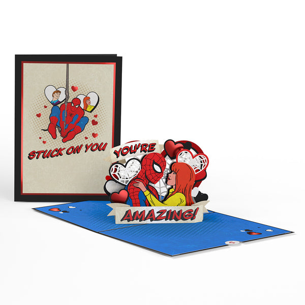 I Love Pop Marvel's Spider-Man Stuck On You Pop-Up Card