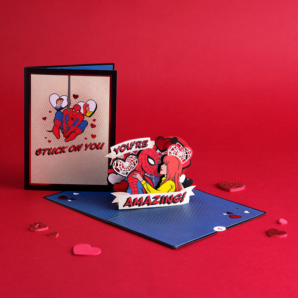 i love pop Marvel's Spider-Man Stuck on You Pop-Up Card