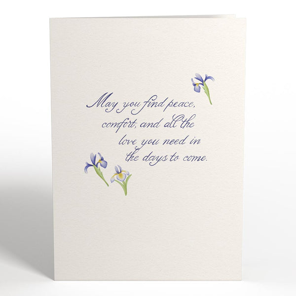 I Love Pop May You Find Peace And Comfort Sympathy Pop-Up Card