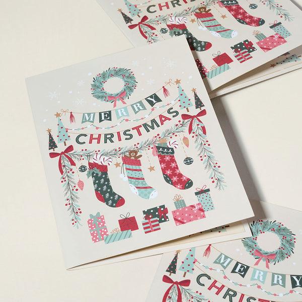 I Love Pop 'Merry Christmas' Holiday Bear Plushpop Card