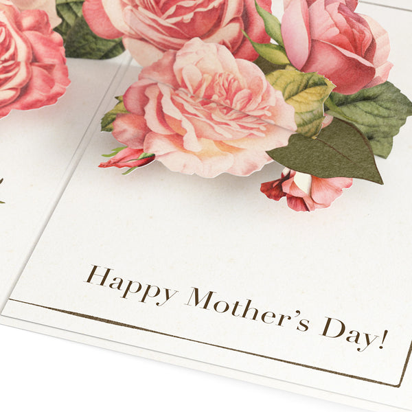 I Love Pop Mother's Day Grateful For You Roses Pop-Up Card
