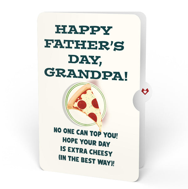 I Love Pop Pizza Love Father's Day Pop-Up Card And Sentiment Set For Grandpa