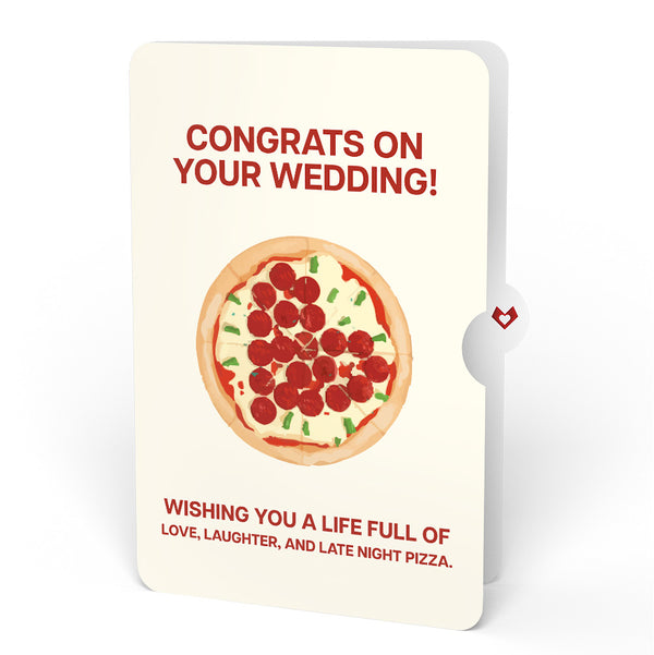 I Love Pop Pizza Love Wedding Pop-Up Card And Sentiment Set