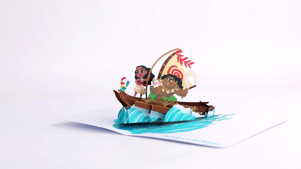 I Love Pop Playpop Card™: Disney Moana's Birthday Adventure