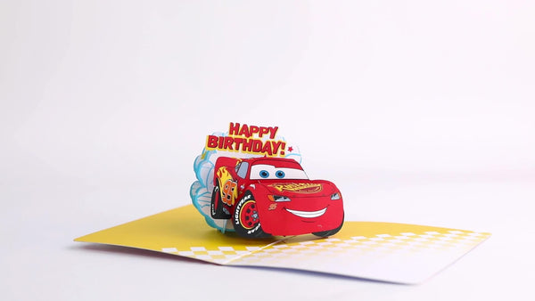 I Love Pop Playpop Card™: Disney Pixar Cars: Lightning McQueen Birthday