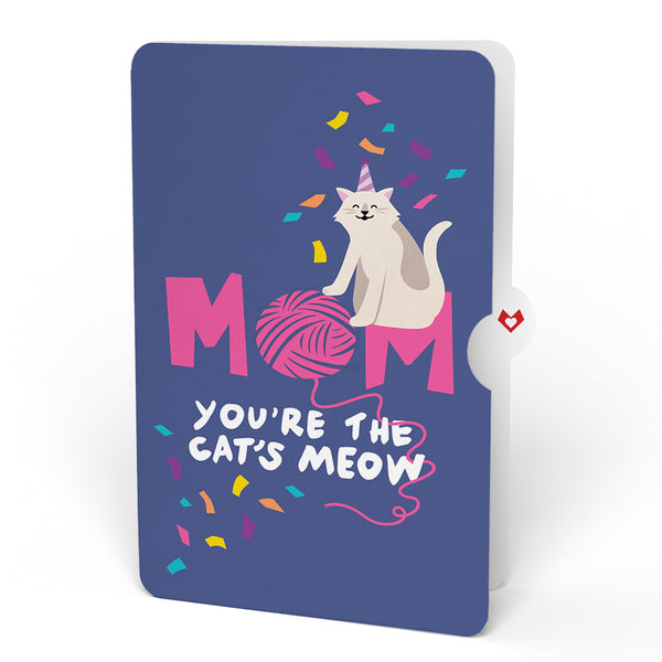 I Love Pop Purr-fect Cat Birthday Bouquet And Sentiment Set For Mom