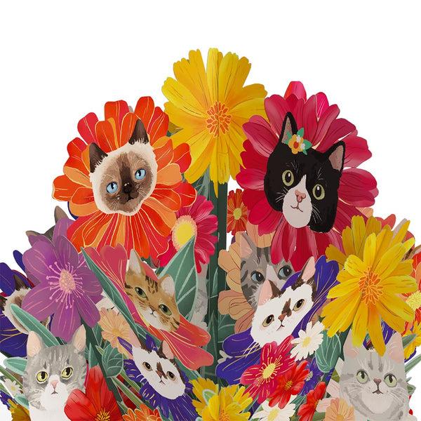 I Love Pop Purr-fect Cat Birthday Bouquet And Sentiment Set For Dad