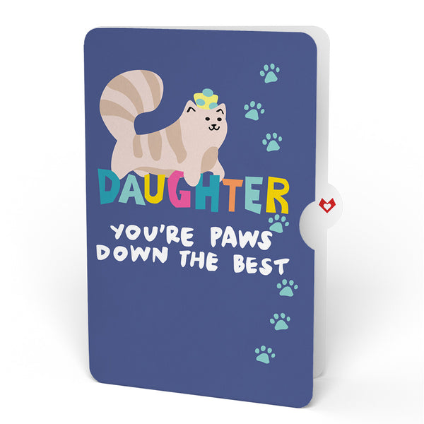 I Love Pop Purr-fect Cat Birthday Bouquet And Sentiment Set For Daughter