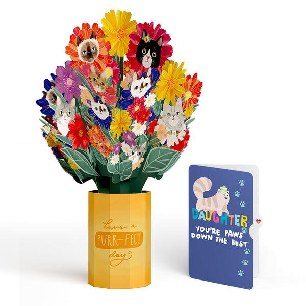 i love pop Purr-fect Cat Birthday Bouquet and Sentiment Set for Daughter