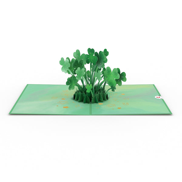 I Love Pop Saint Patrick's Day Lucky Clover Pop-Up Card