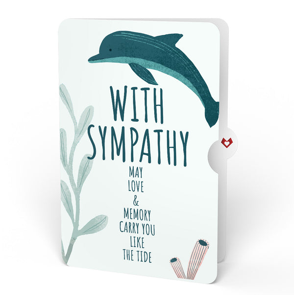 I Love Pop Seaside Sandcastle Sympathy Pop-Up Card And Sentiment Set
