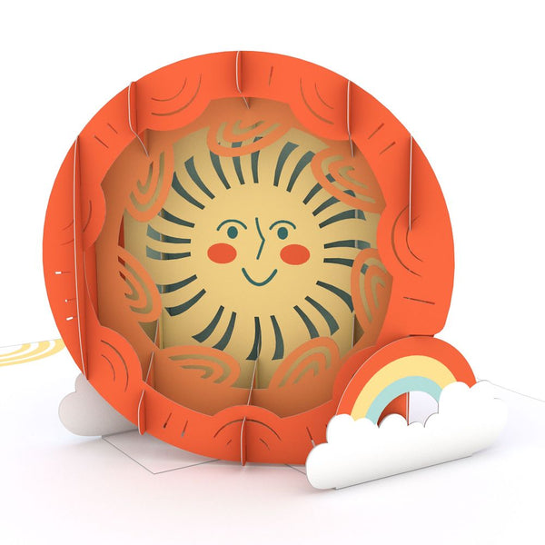 I Love Pop Sending Sunshine Your Way: Paperpop® Card