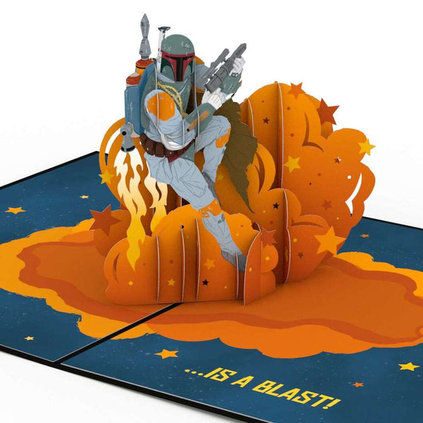 I Love Pop Star Wars™ Boba Fett™ Father’s Day Pop-Up Card