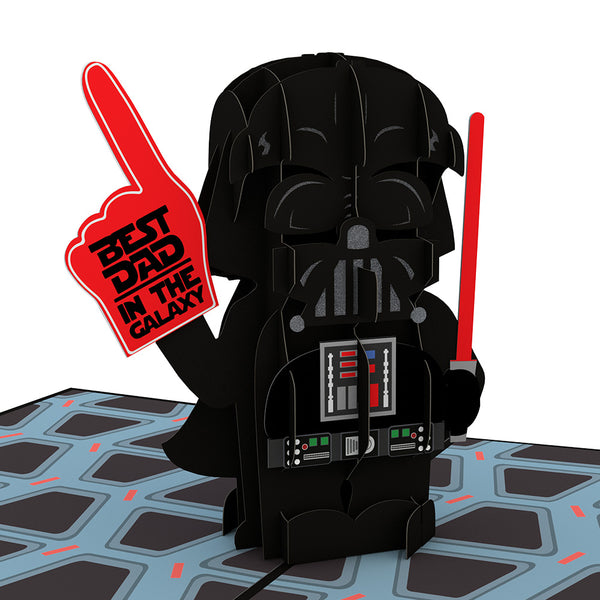 I Love Pop Star Wars™ Darth Vader™: Best Dad Pop-Up Card