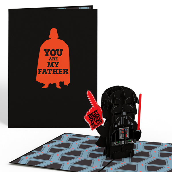i love pop Star Wars™ Darth Vader™: Best Dad Pop-Up Card