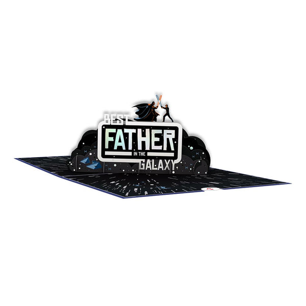 I Love Pop Star Wars™ Darth Vader™ Best Father Pop-Up Card