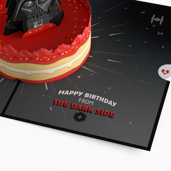 I Love Pop Star Wars™ Darth Vader™ Birthday Cake Pop-Up Card