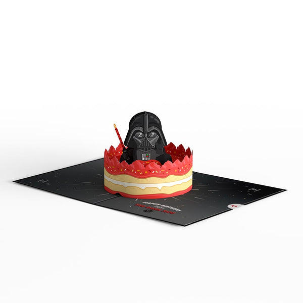 I Love Pop Star Wars™ Darth Vader™ Birthday Cake Pop-Up Card
