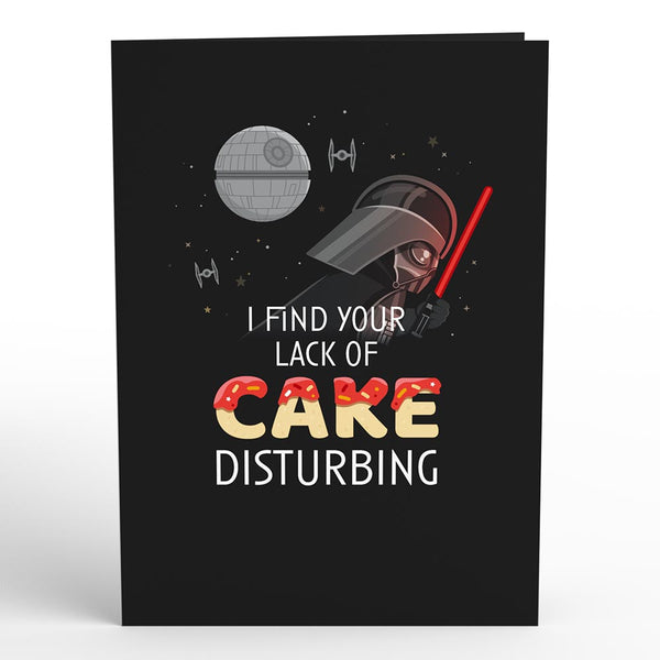 I Love Pop Star Wars™ Darth Vader™ Birthday Cake Pop-Up Card