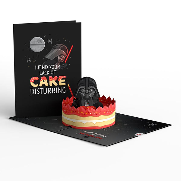i love pop Star Wars™ Darth Vader™ Birthday Cake Pop-Up Card